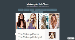 Desktop Screenshot of makeupartistclass.com